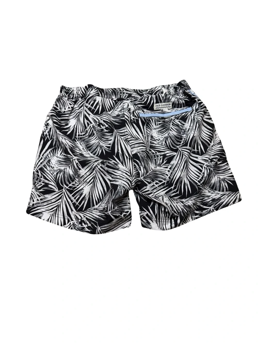 🌴🏄 Fair Harbor 5” Board Shorts Size 30 Palm Print Swim Trunks 🏄🌴